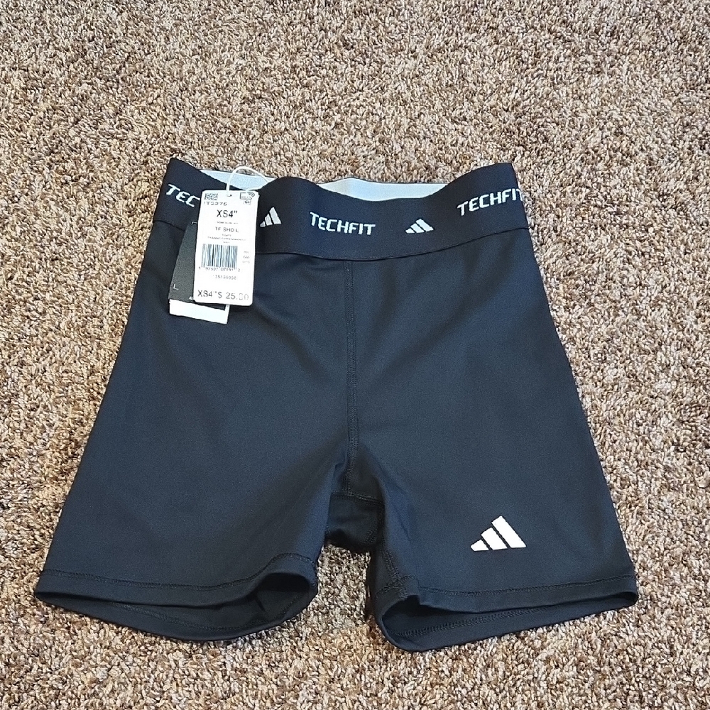 Adidas Techfit Black Performance Shorts